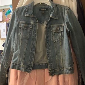 Rare Abercrombie Stretchy Fitted Jean Jacket